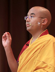Mingyur Rinpoche Lecturing