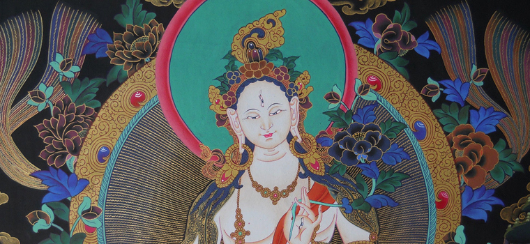 760pxDEEP-COLBALT-BLUE-WHITE-TARA-GODDESS-TIBETAN-BUDDHIST-THANGKA-PAINTING-3